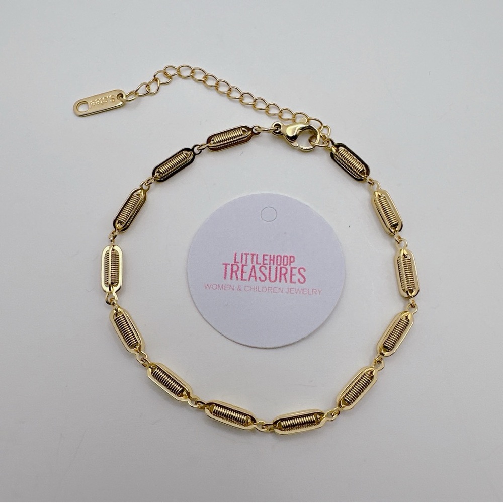 18K stainless steel dainty bracelet